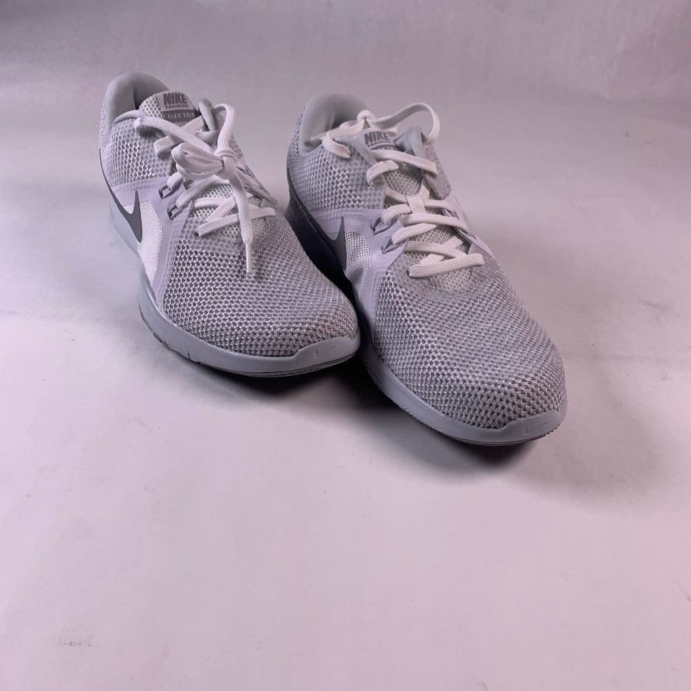 Nike Women's Flex Trainer 8 Cross, White/Metallic